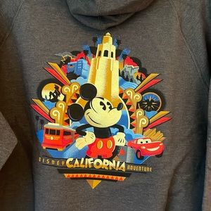 Disney - Disneyland, California adventure, full zip hoodie Mickey Disneys